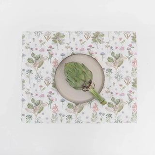 White Botany Linen Placemat - Linen Tales B2B 