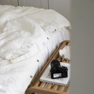 White Linen Duvet Cover - Linen Tales B2B 3
