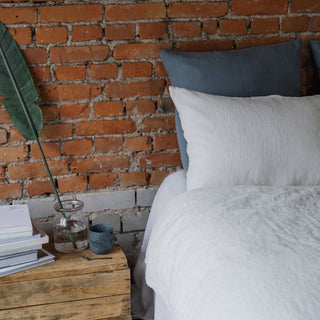 White Linen Duvet Cover Set - Linen Tales B2B 5