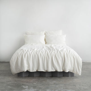 White Linen Duvet Cover Set - Linen Tales B2B 
