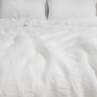 White Linen Duvet Cover Set - Linen Tales B2B 3