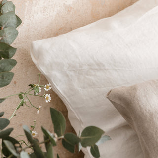 White Linen Pillowcase - Linen Tales B2B 4